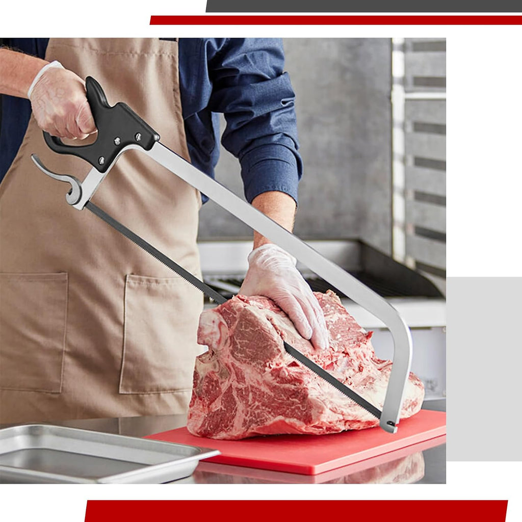 22 Inch Butcher Saw Meat Bone Cutting Stainless Steel Blade