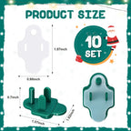 10Pack Weatherproof Gaskets & Plug Protector Covers for Electrical Outlets