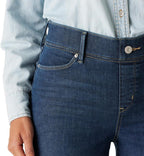 Women's Totally Shaping Pull on Wide Leg Jeans