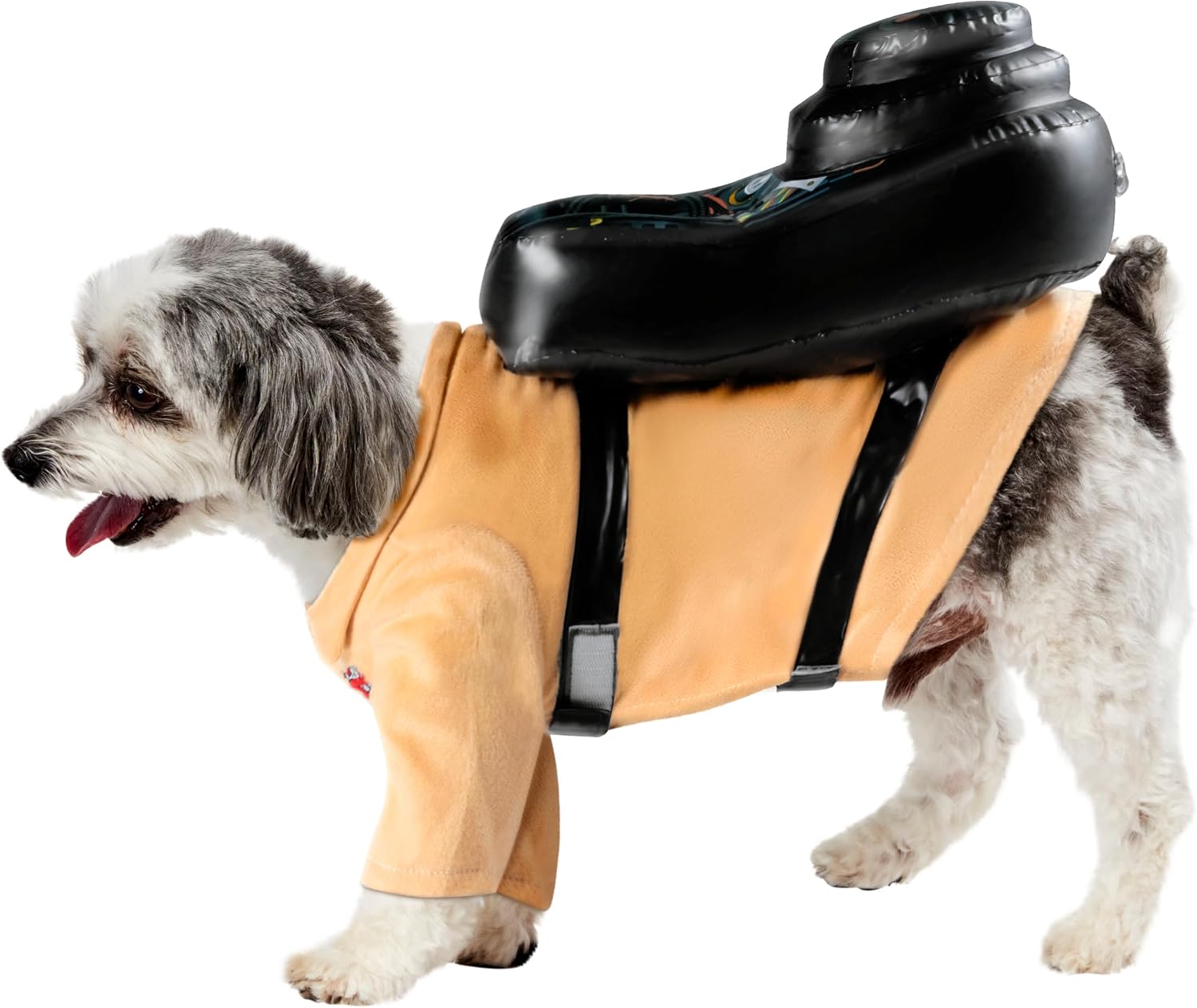 at Party City Ghostbusters: Ghostbusters Pet Costume for for Dogs or Cats by Rubies, Large
