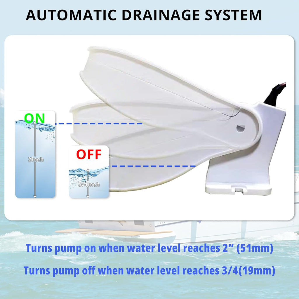 Automatic Bilge Pump Float Switch, DC 12V/24V/32V