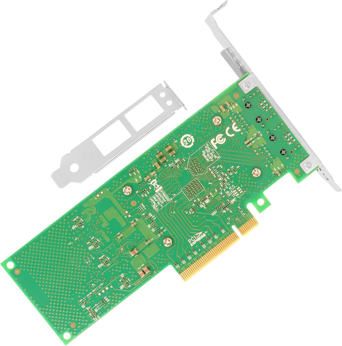 PCIe Ethernet Network Card for Intel X710-T2L X710-AT2 Chipset PCIe 3.0 X8 10Gb Dual Port RJ45 LAN Card Support Windows Server/Windows/Linux/VMware/ESX