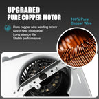 684-D/2684F-A Replacement Fan Motor for NuTone Broan 676-D/2676F-A, 676, 684NT-A, 683-C, DX90, 80RDF, 80RDB, NT080C Bathroom Exhaust Fan Model, S97015159, 97015159 Blower Motor & Blower Wheel