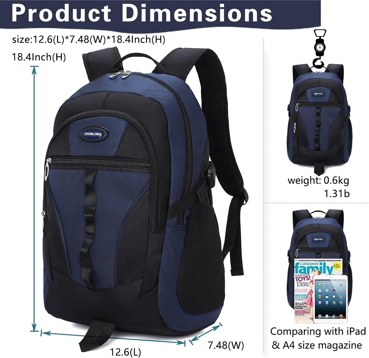 Kids School Backpack for Boys Girls,Large Capacity Bookbag for Students | Elementary middle high school backpack