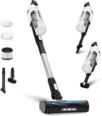 Cordless Vacuum Cleaner, Anti-Tangle for Pet Hair, Up to 50 Minutes | Powerful Suction, Lightweight, Rechargeable
