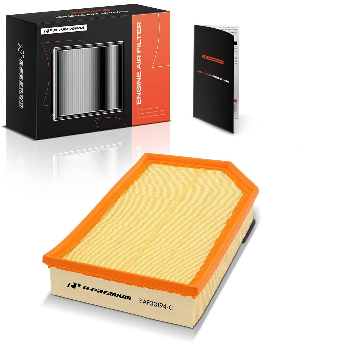 A-Premium Engine Air Filter Compatible with Volvo