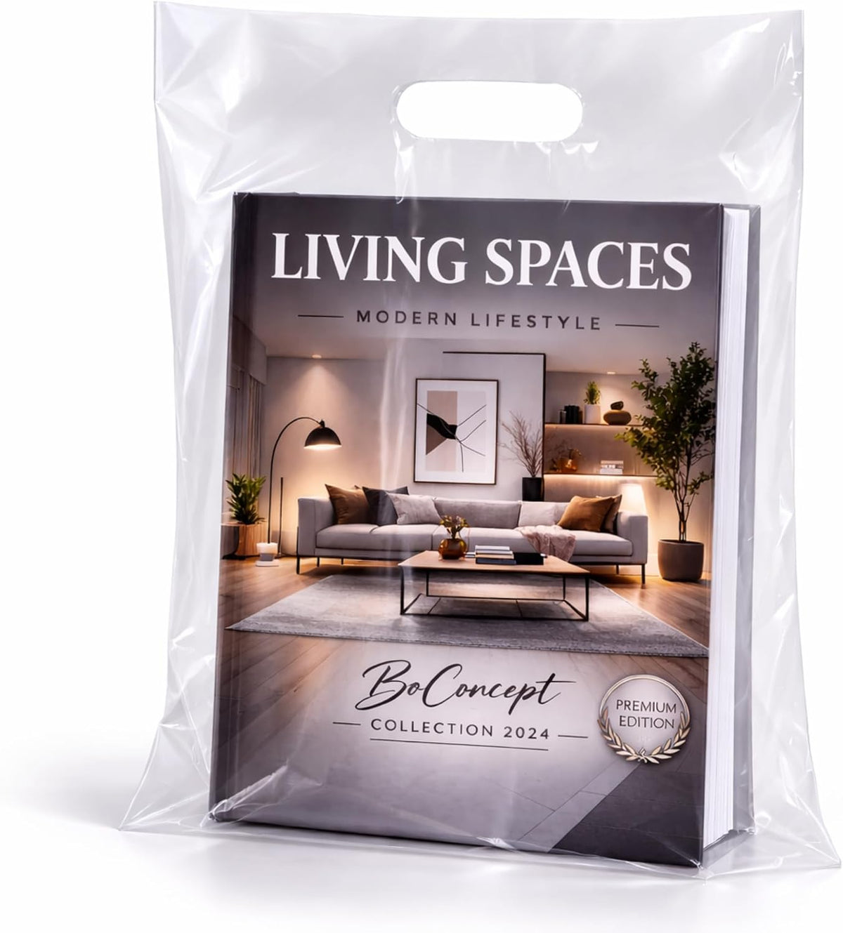 100 Clear Plastic Merchandise Bags, 12x15