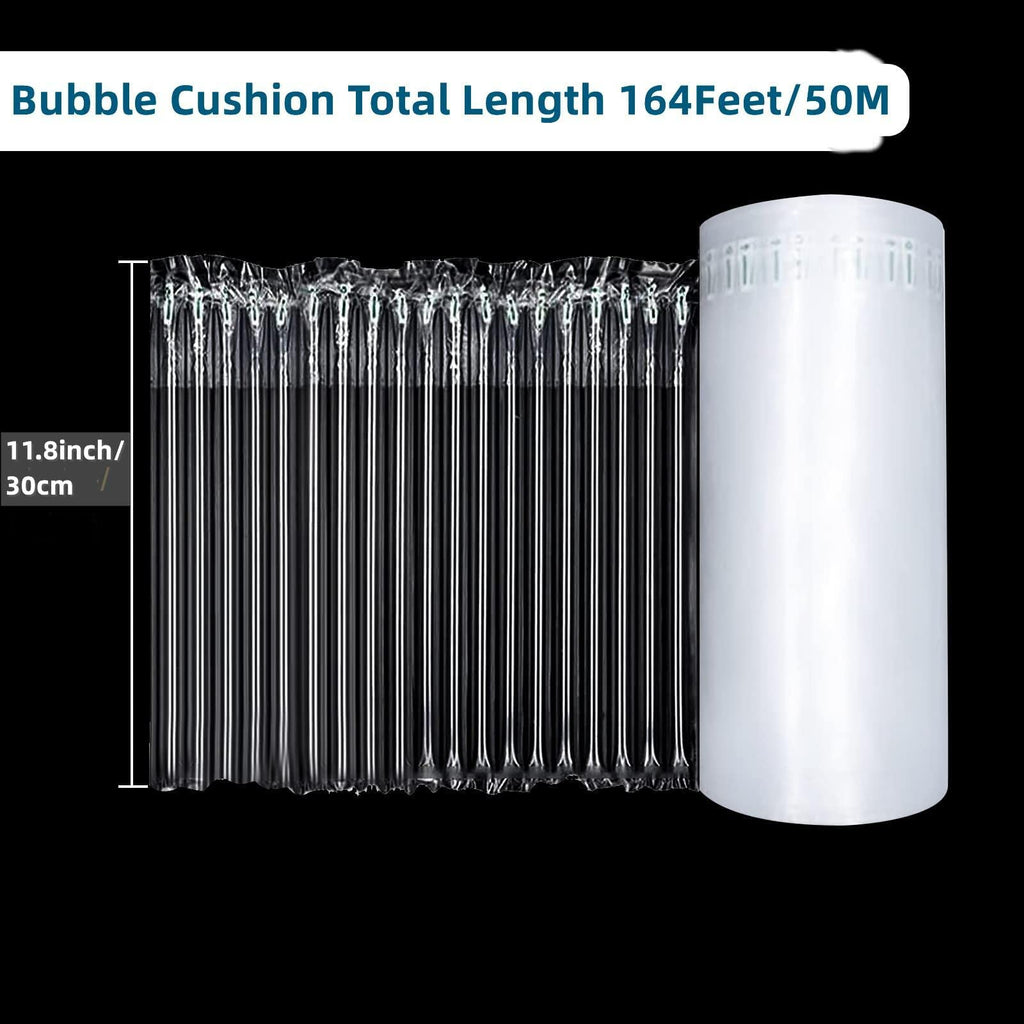 Bubble Cushioning wrap Roll Packing - Inflatable Packing Material, Large Bubble Roll Wrap with Free Pump, Large air