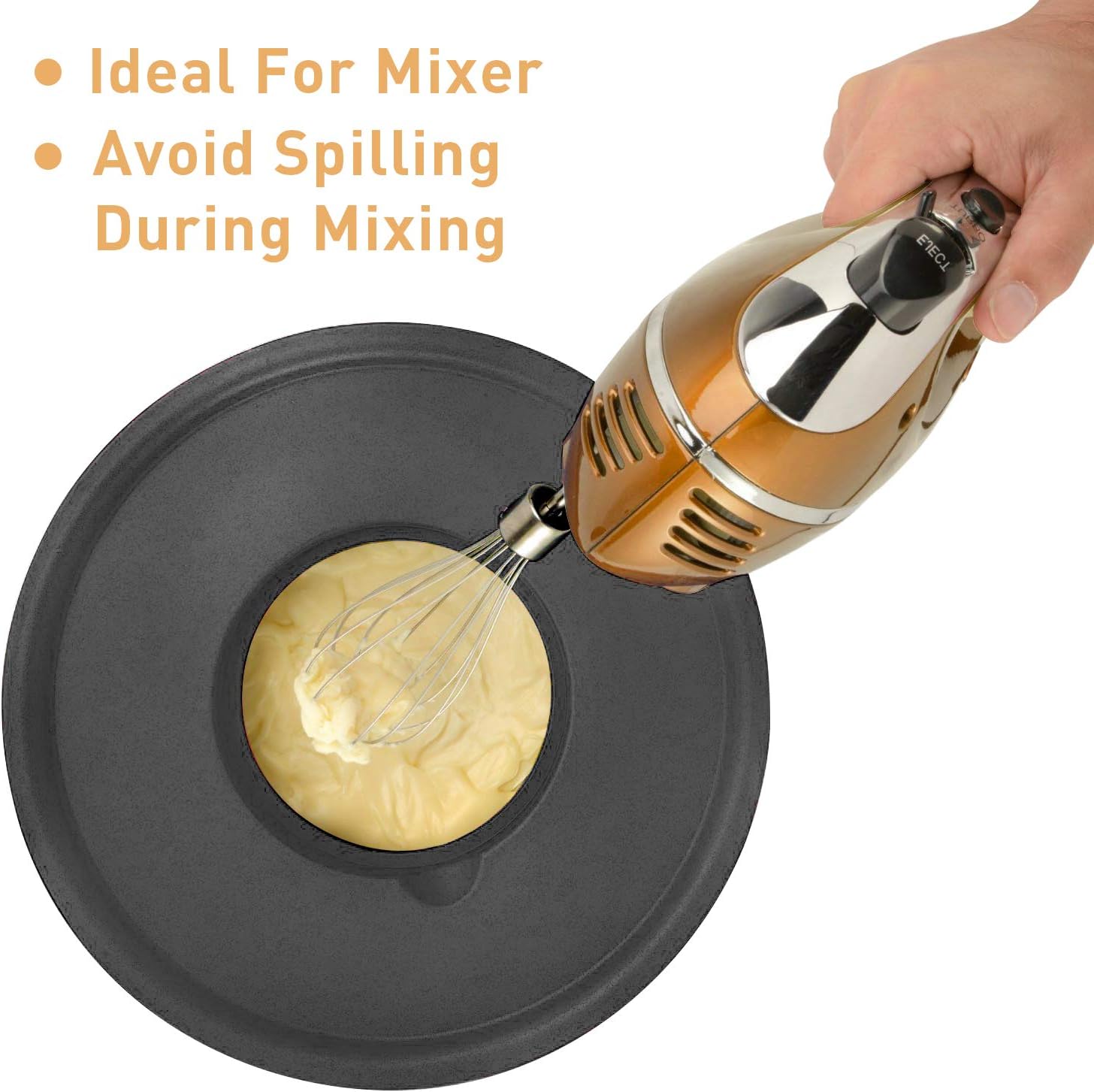 Mixing Bowls with Airtight Lids Set, 5PCS Stainless Steel Nesting Bowls for Kitchen, with Grater Attachments &