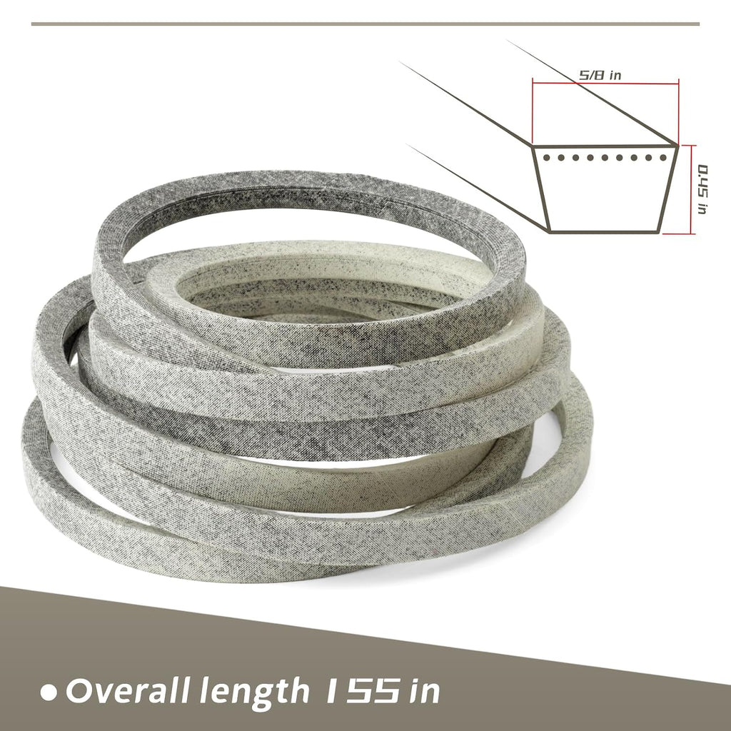 4169640 4165619 52" Deck Belt Replacement for Bobcat ProCat Zero Turn Mower for Predator PRO 942517G for ProCat SE