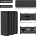 Geekworm P573 Heavy-Duty Passive Cooling Aluminum Case for Raspberry Pi 5