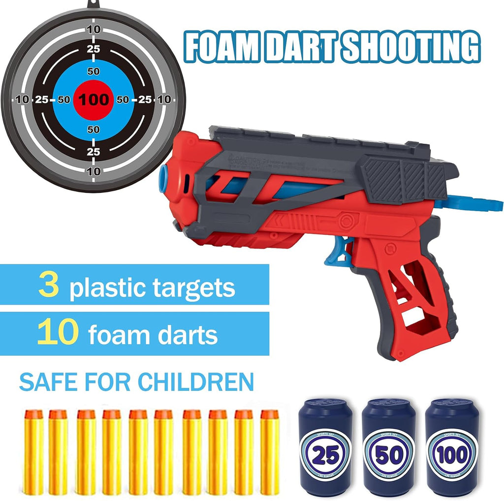 Kids Bow and Arrow Set,Archery Toy Set with Light-up LED,10 Suction Cup Arrows,Foam Dart Shooting Toy,Target and