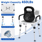 Shower Chair for Elderly and Disabled Inside Shower