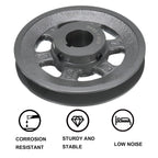 uxcell BK60-1 3/16 V-Belt Sheave 1-3/16"Bore 5.75"OD Single Groove