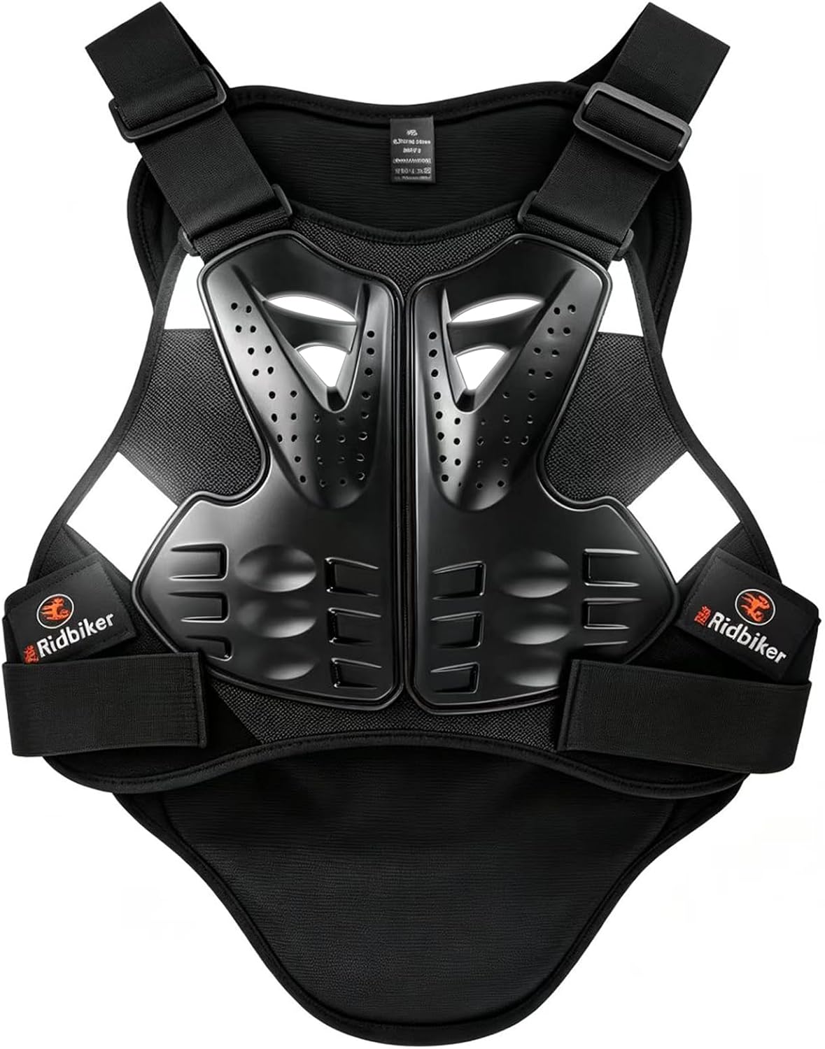 Chest Protector Motorcycle, Dirt Bike Gear Body Armor Vest Spine Back Protector for Motocross Off-Road (Reflective at