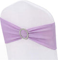 Spandex Chair Sashes 20Pcs Chair Bows for Weddings Parties Holiday Celebrations and Event Decorations(Light Purple)