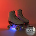 Roller Skate Lights, LED Lights for Skates, Colorful Illuminating Accessories for Quad, Inline and Ice Skates, Ideal