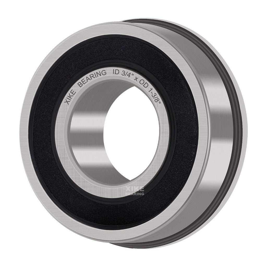 XiKe 4 Pcs Flanged Ball Bearings ID 3/4" x OD 1-3/8"