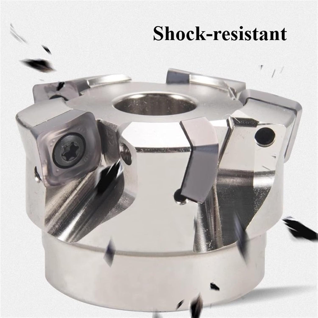 Indexable Face Mill 0.87"x 2" Main Offset 75° 4 Flutes Face Mill Milling Cutter
