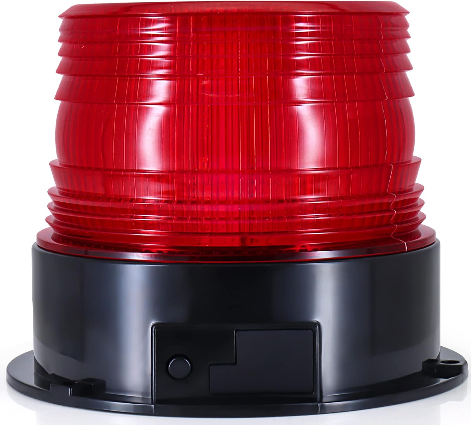 Magnetic Wireless Strobe Light Red Warning Beacon Light for Trucks | Rechargeable Waterproof Emergency Safety Rooftop