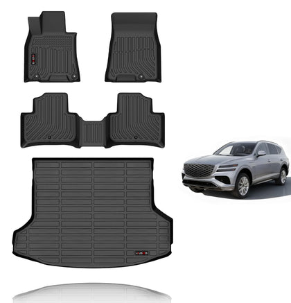 Floor Mats & Cargo Liner for 2026 2025 2024 2023 2022 Genesis GV70(Not fit Electrified) Car Mats Genesis GV70 All