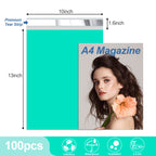Thank You Poly Mailers 10x13 Inch, 100 PCS, Teal