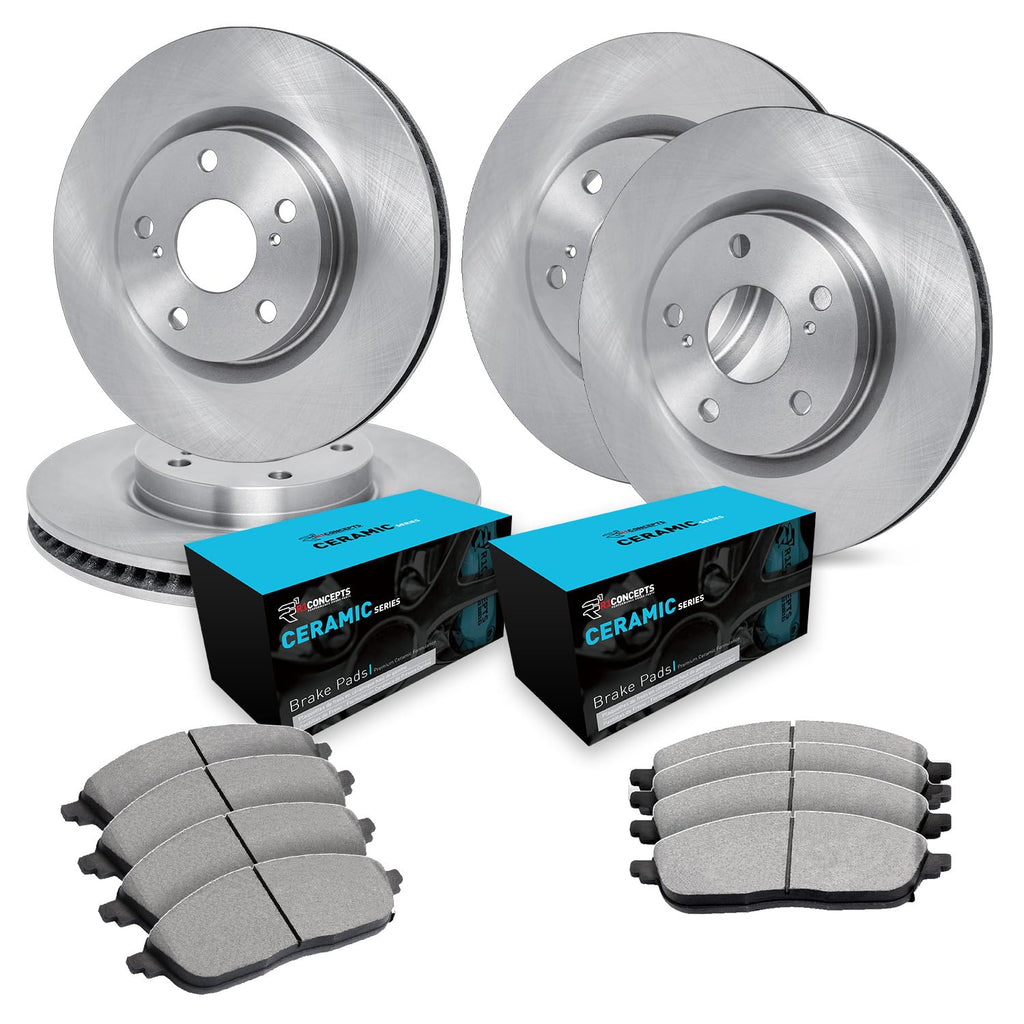 R1 Concepts Front and Rear Brake Kit Fits 2011-2015 Kia Optima