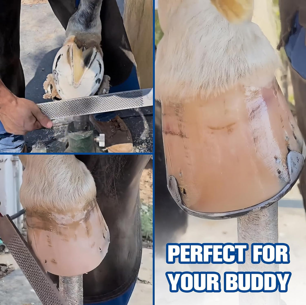 18 Inch Hoof Rasp, Horseshoe File, Farrier File Tool, Carbon Steel, Suitable for Horse, Cow, Goat, Animal Hooves