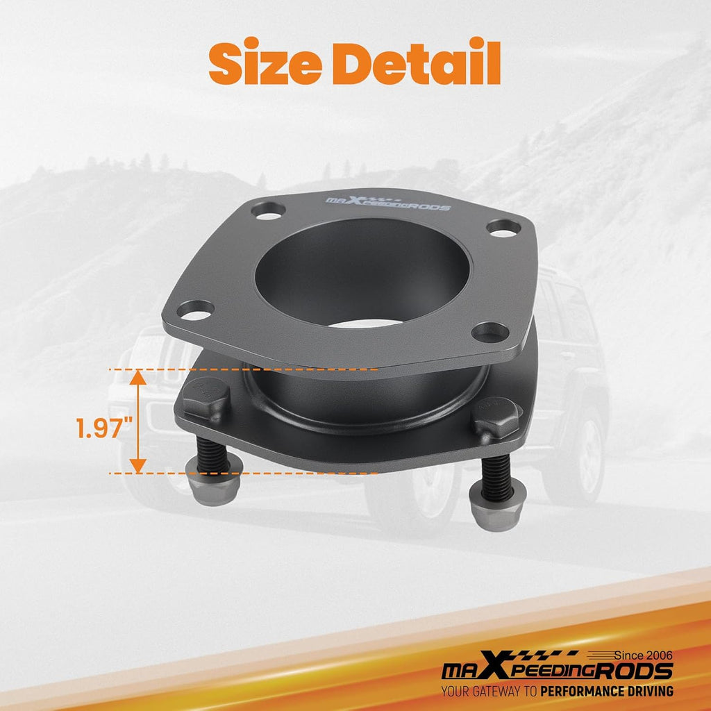 maXpeedingrods 2" Front Leveling Kit for Jeep Grand Cherokee WK 2005-2010, Lift Strut Spacers for Jeep Commander XK 2006-2010 2WD 4WD