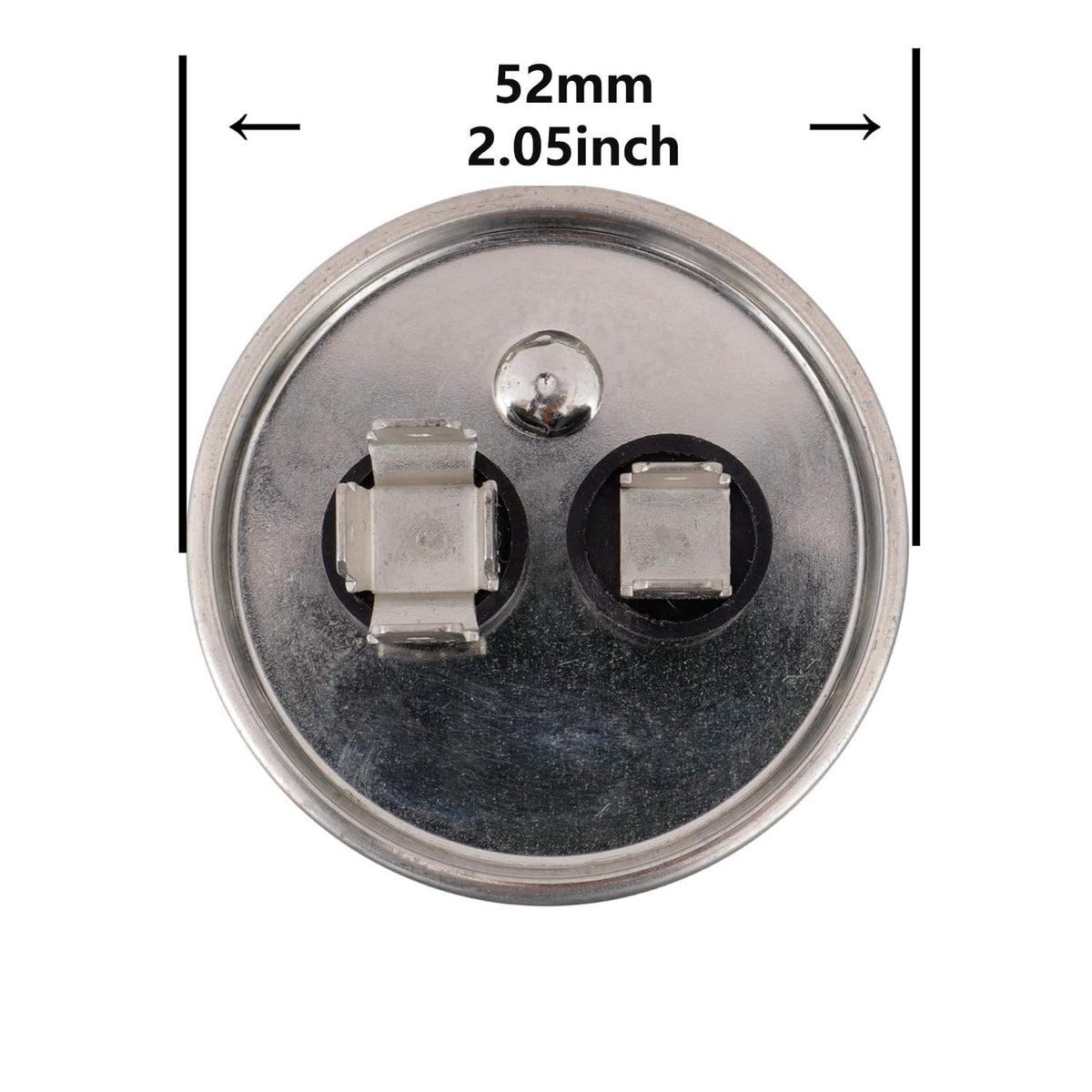 BOJACK 45 uF MFD 370/450 V CBB65 Round Run Start Capacitor for AC Motor Run or Fan Start and Cool or Heat Pump Air Conditione