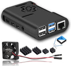 Raspberry Pi 4 Case with Cooling Fan and Heatsink for Pi 4B