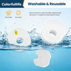 6 Sets Filter Replacement for Shark Rocket Vacuum HV300 HV301 HV302 HV310