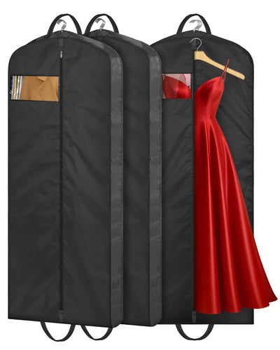 54" Garment Bags for Travel for Women Waterproof Dress Bags for Gowns Long Dress Cover for Gowns, Coats, Suits