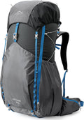 55L Internal Frame Waterproof Hiking Camping Backpack with 3L Water Bladder and Rain Cover, Large Lightweight Travel