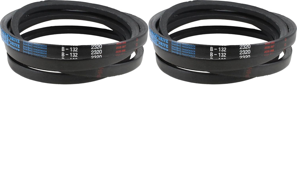 B132 V-Belt fits Bush Hog HDTH8 - Replaces B132-2 Pack