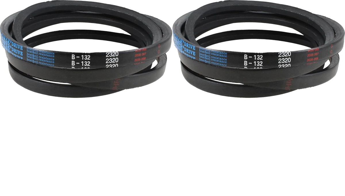B132 V-Belt fits Bush Hog HDTH8 - Replaces B132-2 Pack