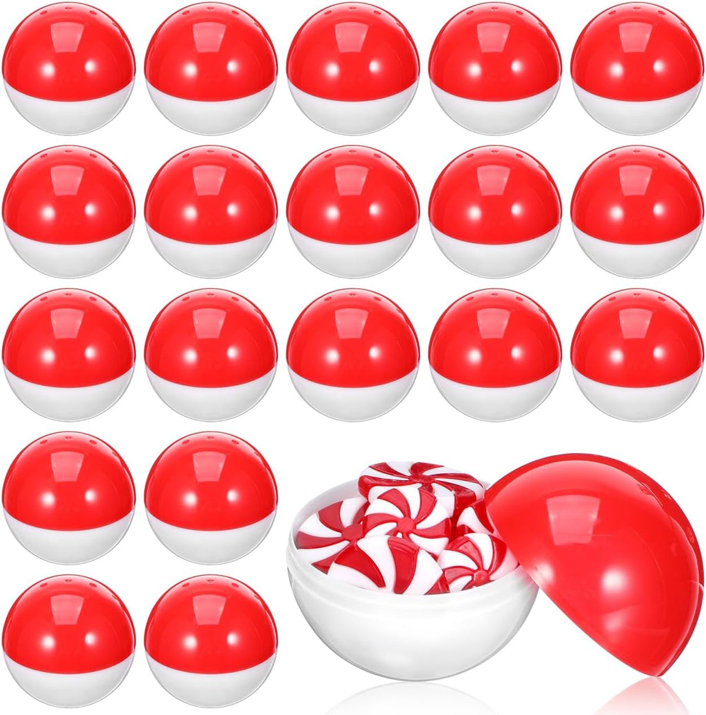 50Pcs Vending Machine Capsules: 2.7 Inch Empty Round Vending Capsules Plastic Gumball Machine Containers for
