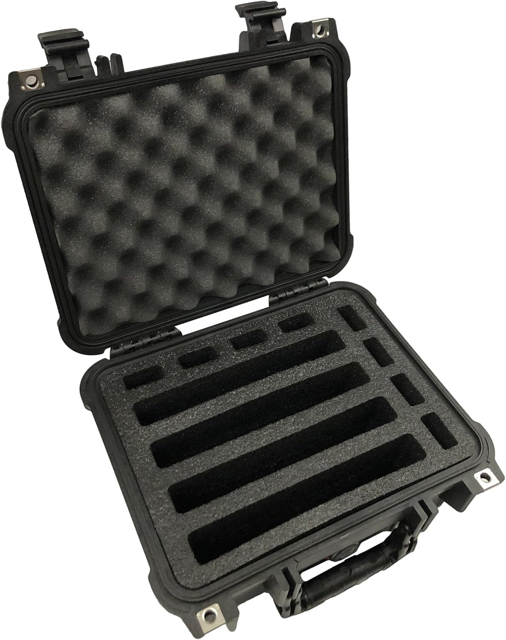 Apache 2800 Solid Foam Insert – Holds 4 Guns & 8 Magazines, High-Density, Durable Custom Cut Replacement Foam, Case