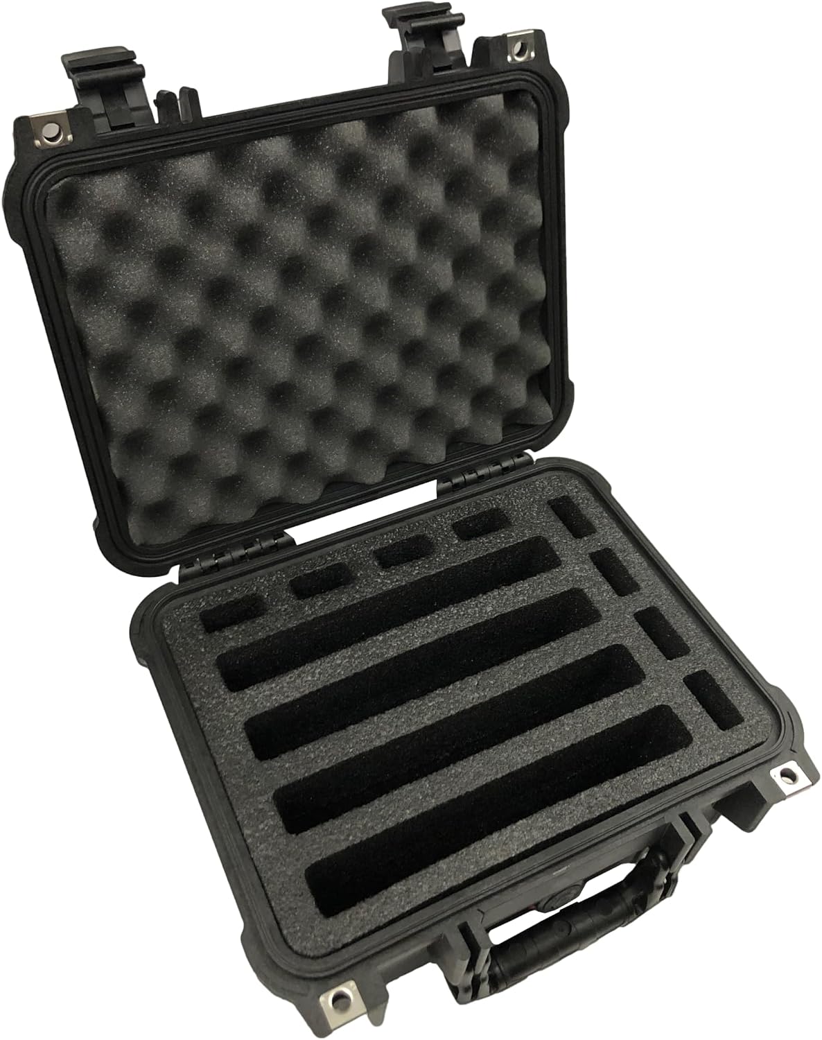 Apache 2800 Solid Foam Insert – Holds 4 Guns & 8 Magazines, High-Density, Durable Custom Cut Replacement Foam, Case