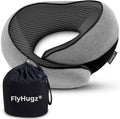Neck Travel Pillow Memory Foam Neck Pillow for Comfort on Airplane Compact and Ergonomic Design for Travel, Car