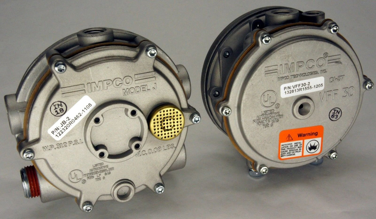 Impco Original JB-2 Regulator and VFF30-2 Vacuum lockoff Filter