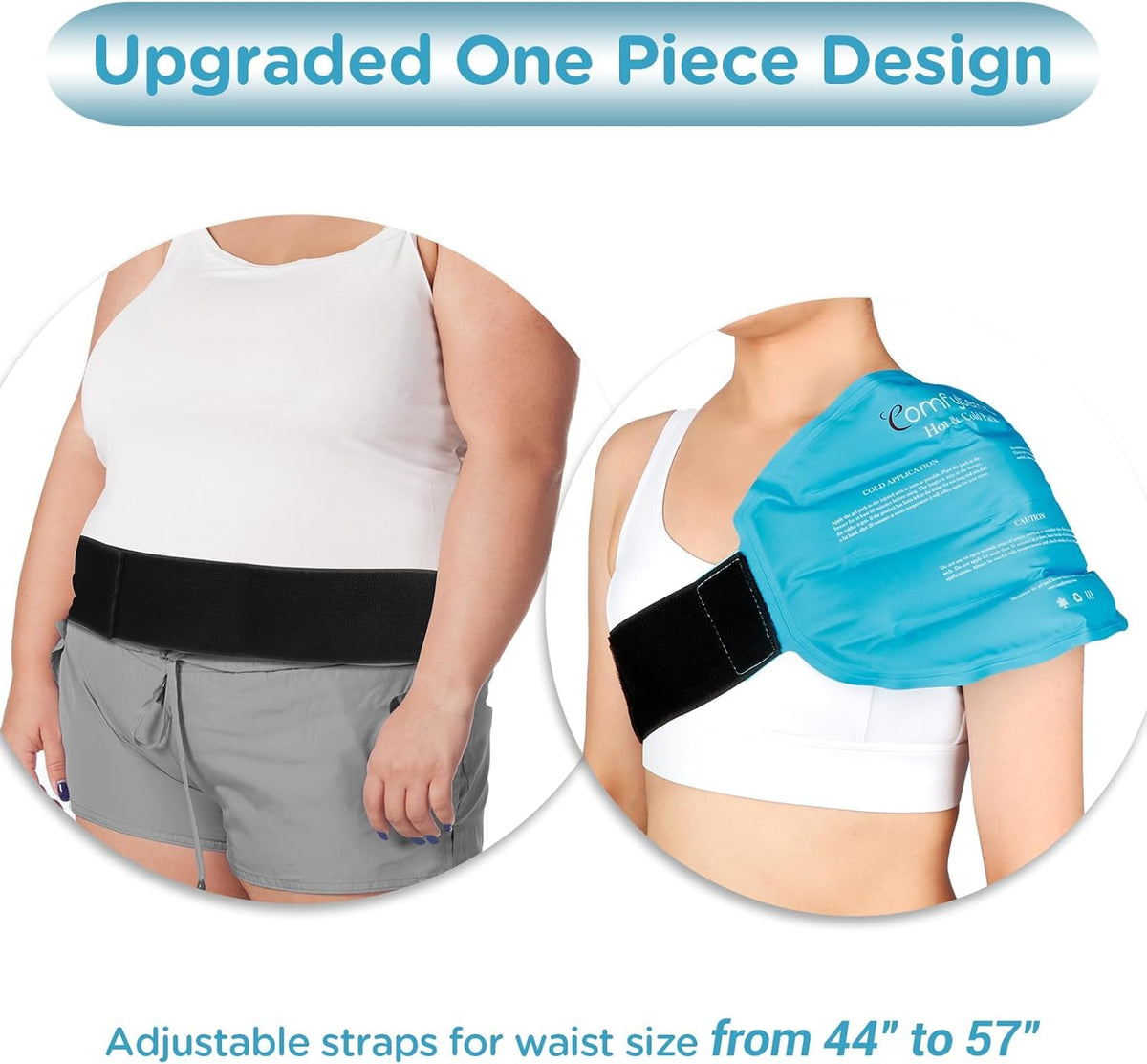 Large Ice Pack for Injuries Reusable Gel Back Pack Pain Relief