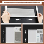 BJADE'S Window Air Conditioner Side Panels with Adjustable Frame Size Suitable for Different Window AC Unit