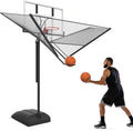 Upgrade Basketball Shot Trainer with Net Return Attachment, Heavy Duty Basketball Rebounder Ball Return for