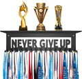 Medal Hanger - Ribbon Holder & Display Frame for Medals & Awards - Wall Mounted Metal Trophy Rack - Easy to Install