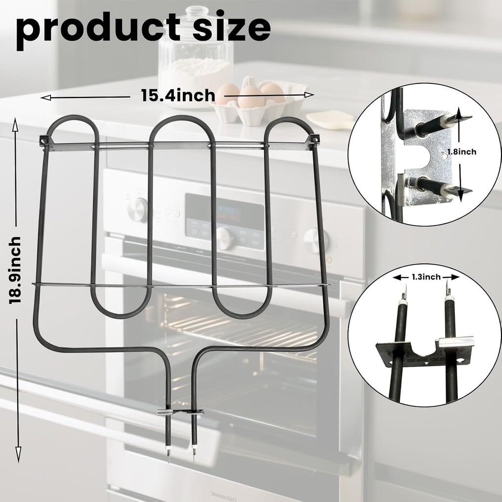 WB44T10094 Oven Broil Element Compatible With GE Electric Range,Replacement 1536684,AP4412352,EAP2359892,PS2359892