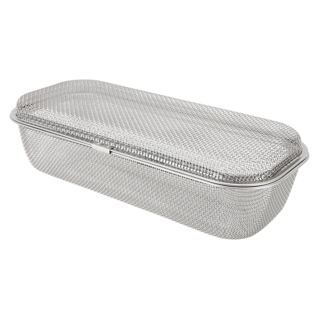 Dishwasher Basket for Small Items, Dishwasher Chopstick Basket, Stainless Steel Rectangular Mesh Drain Dishwasher Silverware Holder Replacement (Large)