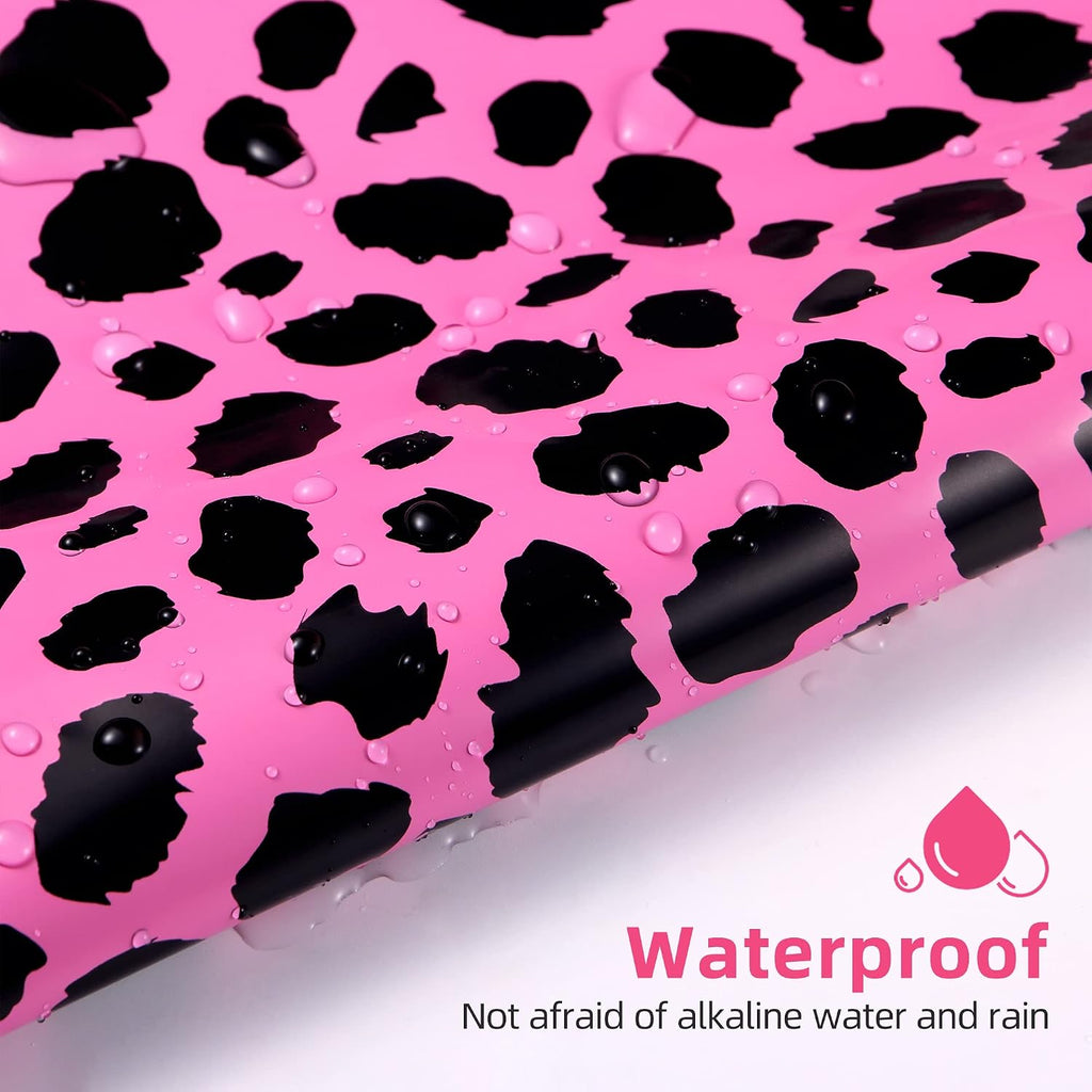 10x13 Inch Poly Mailers, Pink Leopard, 100 Pack Self Sealing