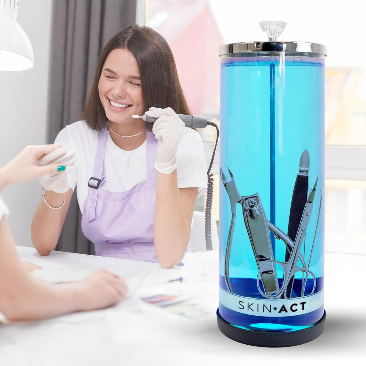 Disinfectant Jar Disinfecting tray Professional Grade