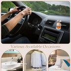 30 Pcs Car Diffuser Vent Clip Empty Diffuser Bottle, Clear